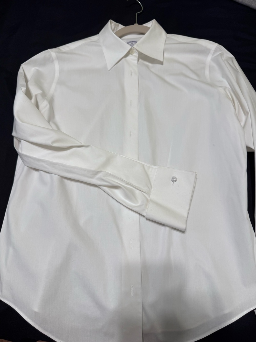 Brooks Brothers White Women's Button-Up Blouse